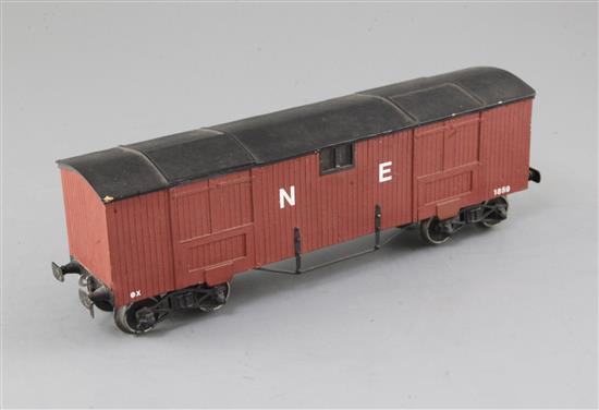 An NE Bogie Box baggage van.